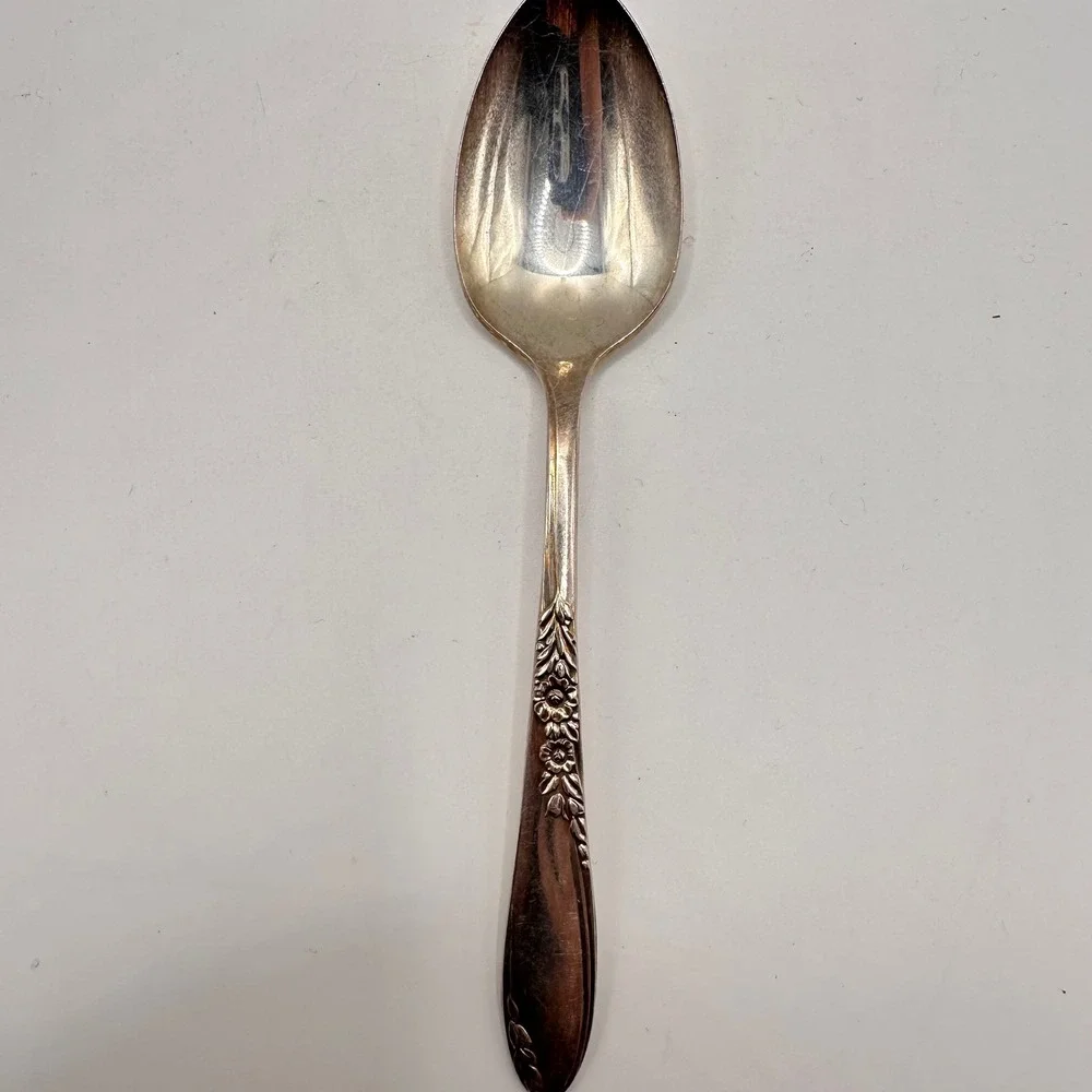 1954 Wm A Rogers/Oneida Country Lane Gardenia Silver Plate Vintage Teaspoon‎